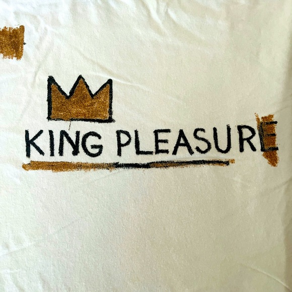 Medium White Sean Jean x Basquiat King Pleasure T-shirt - Picture 1 of 4